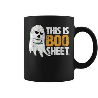 This Is Boo Sheet Funny Ghost Halloween Adults Coffee Mug - Thegiftio UK