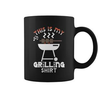 This Is My Grilling Gift Funny Fathers Day Bbq Grill Dad Funny Gift Graphic Design Printed Casual Daily Basic Coffee Mug - Thegiftio UK