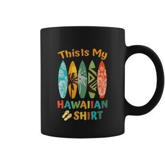This Is My Hawaiian Luau Aloha Hawaii Beach Pineapple Graphic Design Printed Casual Daily Basic Coffee Mug - Thegiftio UK