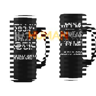 This Is My Human Costume Im Really A Carrot Funny Halloween Coffee Mug - Thegiftio