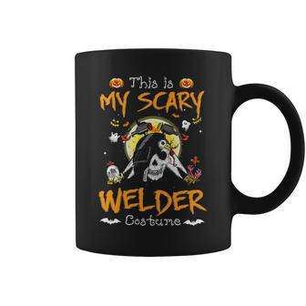 This Is My Scary Welder Costume Funny Halloween Coffee Mug - Thegiftio UK