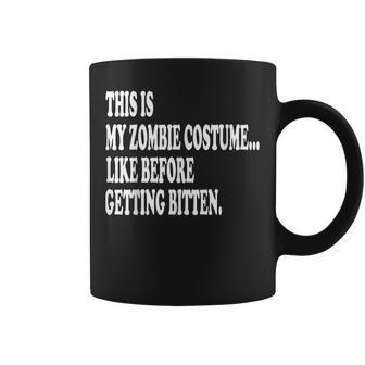 This Is My Zombie Costume Halloween Lazy Costume Coffee Mug - Thegiftio UK