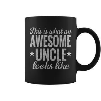 This Is What An Awesome Uncle Looks Like Tshirt Coffee Mug - Monsterry