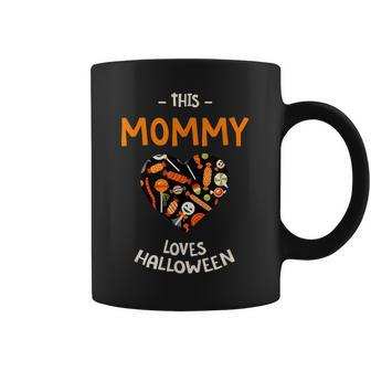 This Mommy Loves Halloween Mom Scary Mama Spooky Ghost Funny Coffee Mug - Thegiftio UK