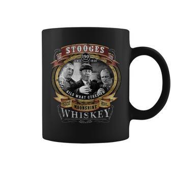 Three Stooges Moonshine Whiskey Tshirt Coffee Mug - Monsterry DE