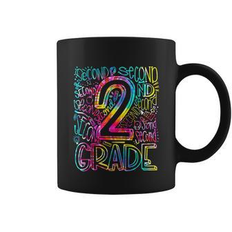 Tie Dye 2Nd Grade Typography Team Second Grade Teacher Gift Coffee Mug - Monsterry