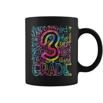 Tie Dye 3Rd Grade Typography Team Third Grade Teacher Gift Coffee Mug - Thegiftio UK
