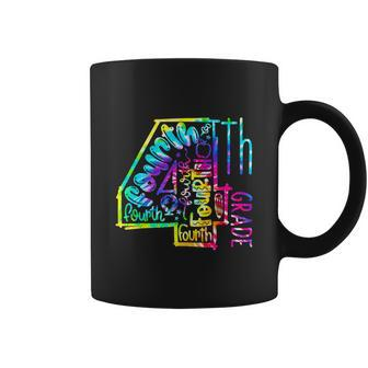 Tie Dye Fourth 4Th Grade Typography Funny Back To School Coffee Mug - Monsterry UK