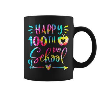 Tie Dye Happy 100Th Day Of School Teacher Student 100 Days V2 Coffee Mug - Seseable