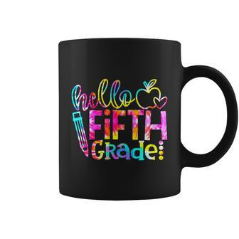 Tie Dye Hello 5Th Grade Teacher Student 1St Day Of School Coffee Mug - Monsterry