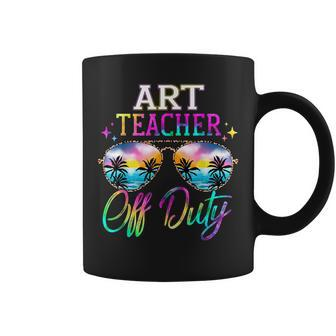 Tie Dye Last Day Of School For Art Teacher Off Duty Graduate Coffee Mug - Thegiftio UK