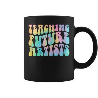 Tie Dye Teaching Future Artists Art Teacher Back To School Coffee Mug - Thegiftio UK