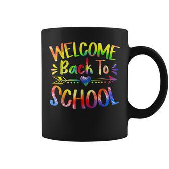 Tie Dye Welcome Back To School Teachers First Day Of School Coffee Mug - Thegiftio UK