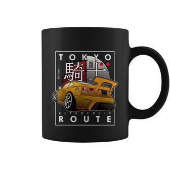 Tokyo Route Drag Racing Japanese Import Car Funny Car Guy Coffee Mug - Thegiftio UK