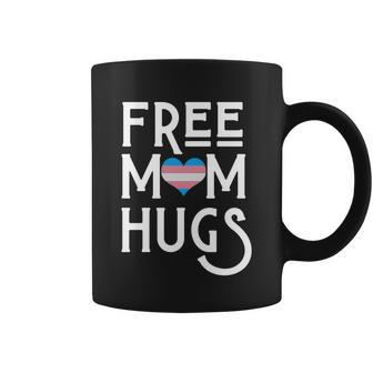 Transgender Heart Free Mom Hugs Cool Gift Coffee Mug - Monsterry DE