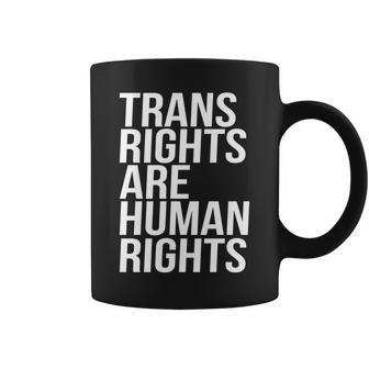 Transgender Trans Rights Are Human Rights V2 Coffee Mug - Monsterry DE