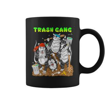 Trash Gang Raccoon And Opossum Coffee Mug - Monsterry