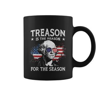 Treason Is The Reason For The Season 4Th Of July Usa Flag Coffee Mug - Monsterry