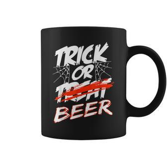 Trick Or Beer - Trick Or Treating Halloween Beer Drinkers Coffee Mug - Seseable