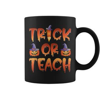 Trick Or Teach Cute Halloween Costume School Teacher Coffee Mug - Seseable