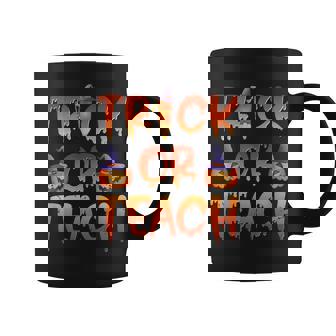 Trick Or Teach Cute Halloween Costume School Teacher Coffee Mug - Seseable