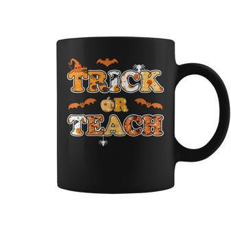 Trick Or Teach Funny Halloween Teacher Trick Or Treat Party Coffee Mug - Thegiftio UK