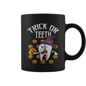 Trick Or Th Halloween Tooth Dentist Dental Assistant Graphic Design Printed Casual Daily Basic Coffee Mug - Thegiftio UK