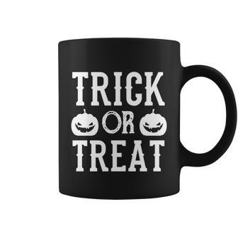 Trick Or Treat Funny Halloween Quote Coffee Mug - Monsterry CA