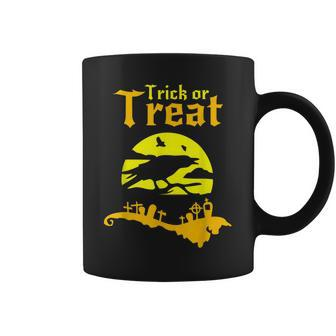 Trick Or Treat Halloween Funny Scary Horror Coffee Mug - Seseable