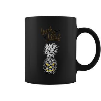 Trick Or Treat Halloween Pineapple Graphic Design Printed Casual Daily Basic Coffee Mug - Thegiftio UK