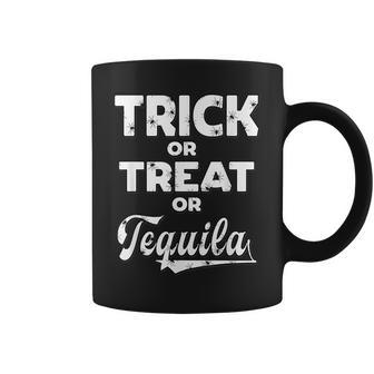Trick Or Treat Or Tequila Halloween Costume Gift Coffee Mug - Seseable