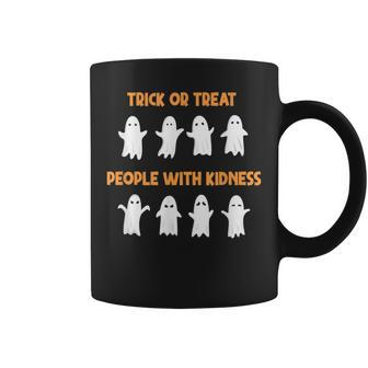 Trick Or Treat People With Kindness Halloween Coffee Mug - Thegiftio UK