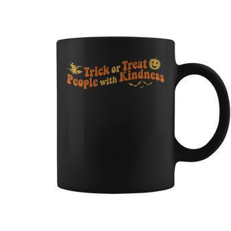 Trick Or Treat People With Kindness Halloween Shirt Coffee Mug - Thegiftio UK