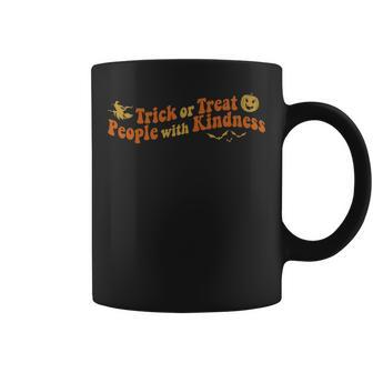 Trick Or Treat People With Kindness Halloween Shirt Sweatshirt Coffee Mug - Thegiftio UK