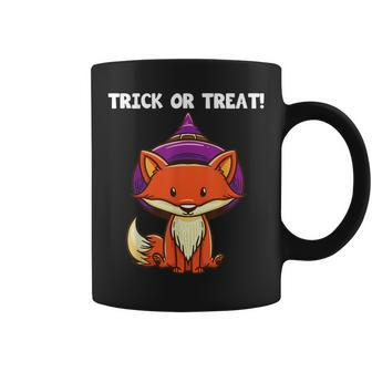Trick Or Treat Witch Fox Halloween Party Costume Kids Coffee Mug - Seseable
