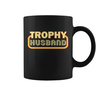 Trophy Husband Funny Retro Tshirt Coffee Mug - Monsterry