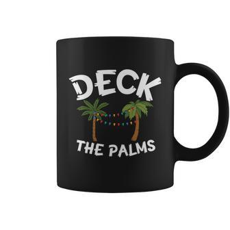 Tropical Christmas Deck The Palms Christmas In July Coffee Mug - Monsterry AU