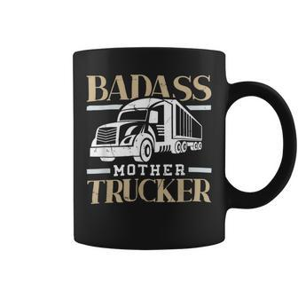 Trucker Trucker Accessories For Truck Driver Motor Lover Trucker_ V11 Coffee Mug - Seseable