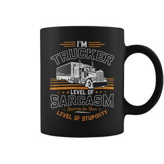 Trucker Trucker Accessories For Truck Driver Motor Lover Trucker_ V13 Coffee Mug - Seseable
