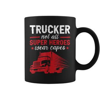 Trucker Trucker Accessories For Truck Driver Motor Lover Trucker_ V16 Coffee Mug - Seseable