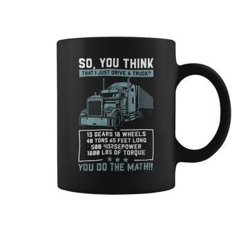 Trucker Trucker Accessories For Truck Driver Motor Lover Trucker_ V28 Coffee Mug - Seseable