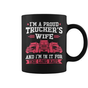 Trucker Trucker Accessories For Truck Driver Motor Lover Trucker_ V29 Coffee Mug - Seseable