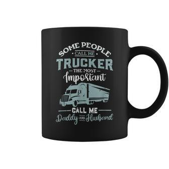 Trucker Trucker Accessories For Truck Driver Motor Lover Trucker_ V3 Coffee Mug - Seseable