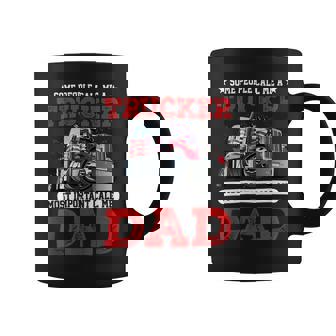 Trucker Trucker Dad Fathers Day People Call Me A Truck Driver Coffee Mug - Seseable