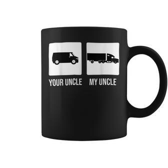 Trucker Trucker Uncle Truck Driver Trucking Trucks Coffee Mug - Seseable