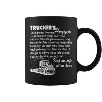 Trucker Truckers Prayer Truck Driver For And T Shirt Coffee Mug - Seseable