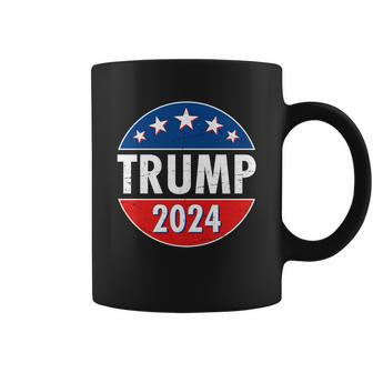 Trump 2024 Election Emblem Coffee Mug - Monsterry