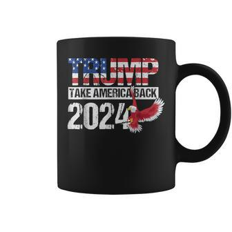 Trump 2024 Flag Take America Back Men Women Trump 2024 Coffee Mug - Thegiftio UK