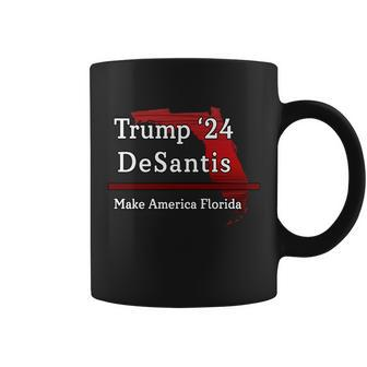 Trump Desantis 2024 Make America Florida State Tshirt Coffee Mug - Monsterry CA