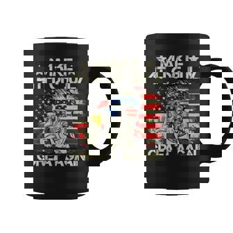 Trump Make 4Th Of July Great Again Merica Beer Drinking Coffee Mug | Seseable CA